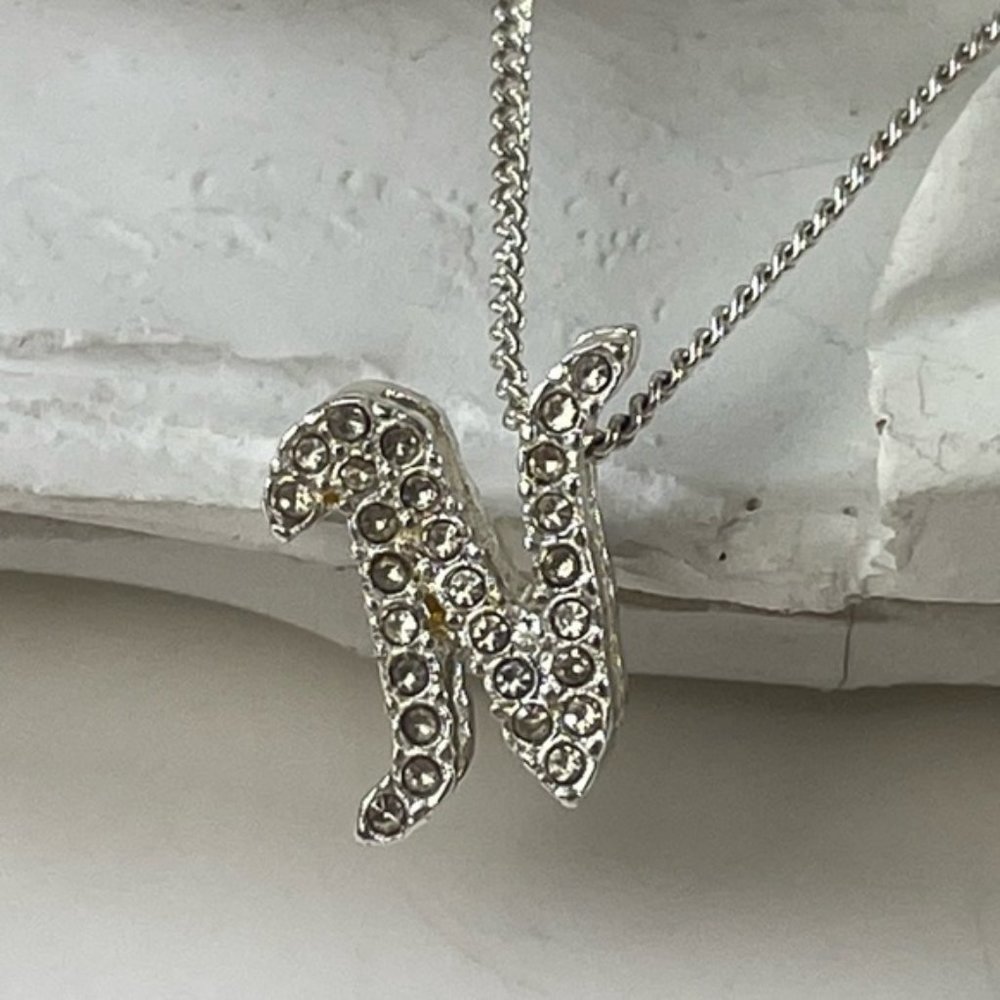 AVON SAG Initial “N” Pendant & 16” Chain
